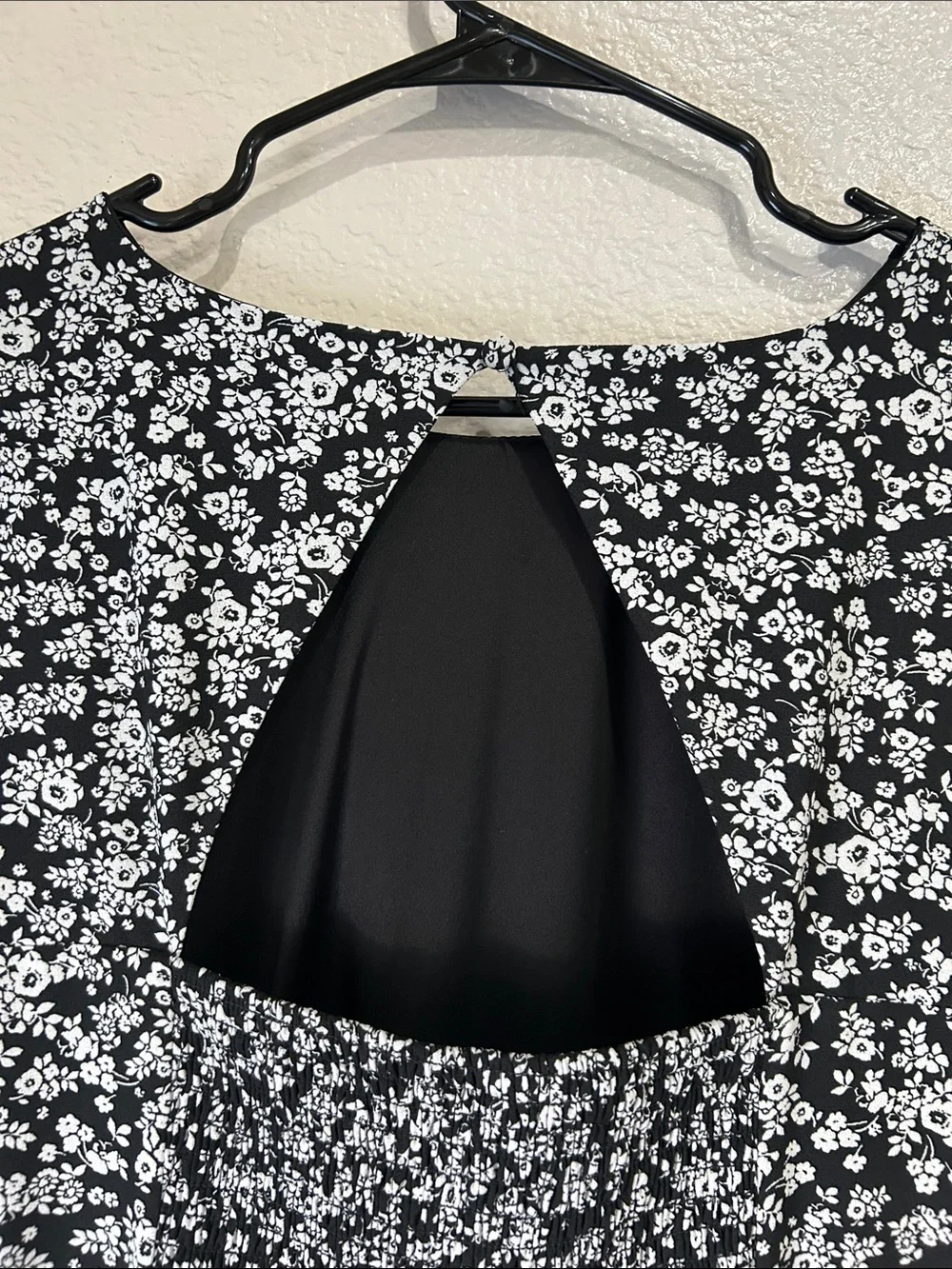 torrid Sz 3X Black White Floral Midi Dress Lined Summer Beach Vacay Chic TC0087